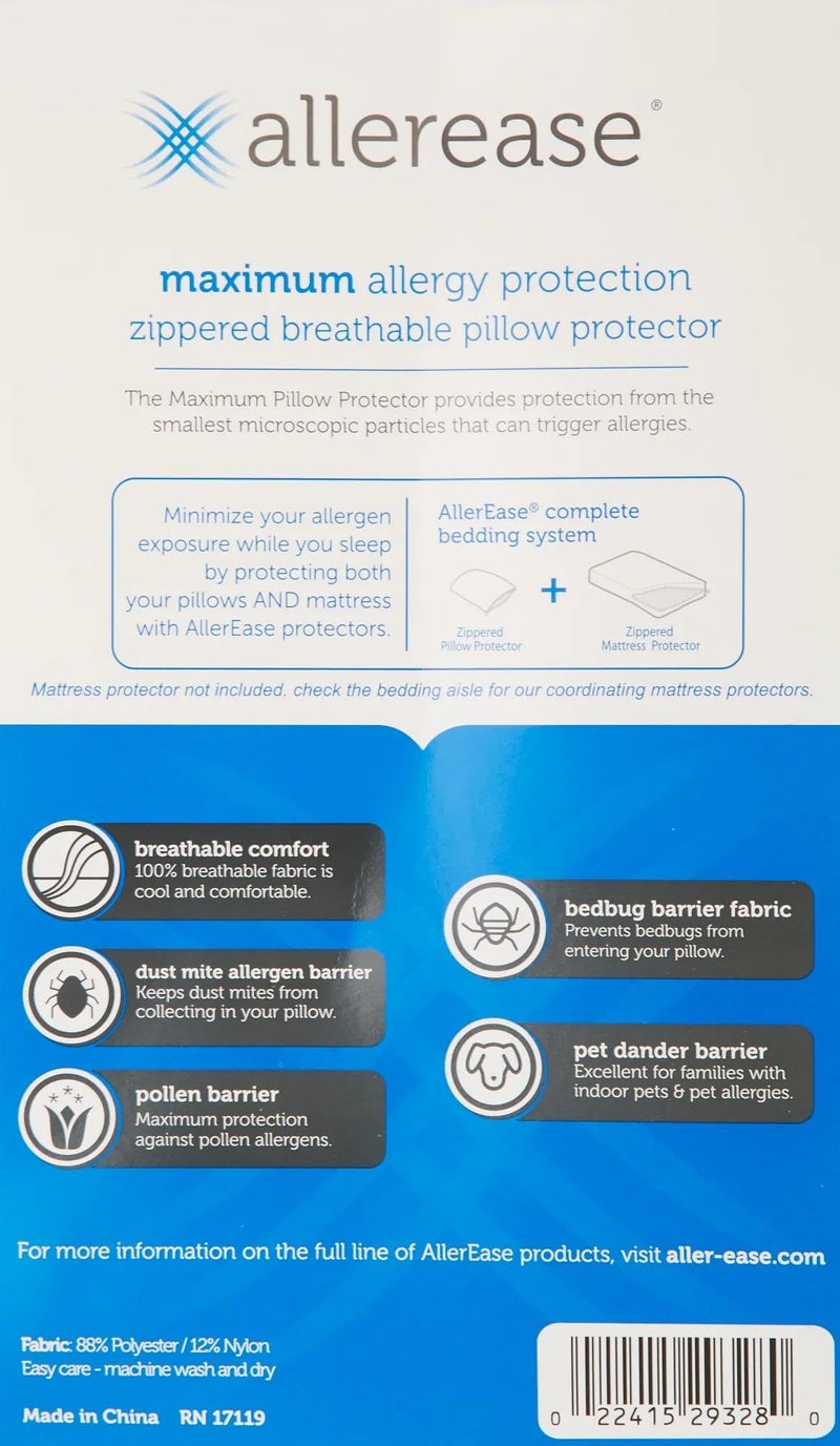 Aller-Ease AllerEase Allergy Pillow Protector, King - Image 2